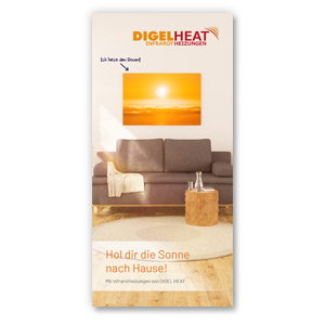 DIGEL HEAT Infrarotheizung Flyer