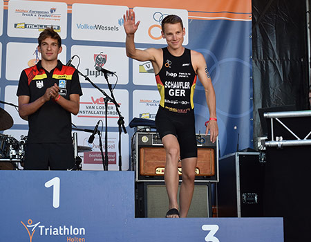 Jannik Schaufler Siegerehrung