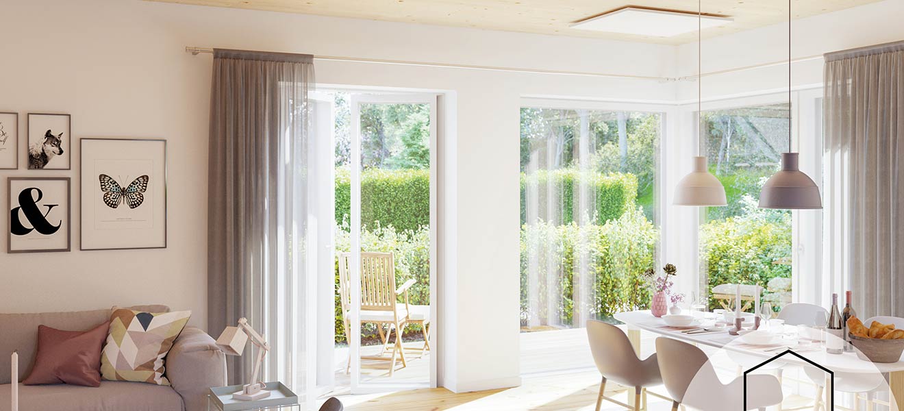 Neubau mit Infrarotheizung in Hamburg